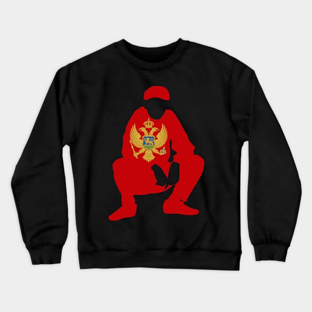 Montenegro slav squat Crewneck Sweatshirt by Slavstuff